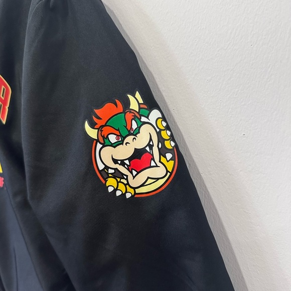 Nintendo Super Mario Bomber Jacket, Bowser Jacket Size 5/6 - Picture 7 of 12